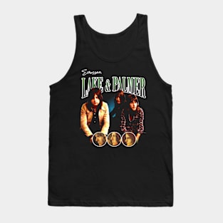 Trilogy of Threads Emerson Palmer Band T-Shirts, A Stylish Journey Through Progressive Rock Eras Tank Top